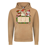 Vintage Camel santa reindeer snowman preview and costom name Vintage Hoodie - MaliasSmallBusiness