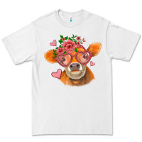White valentines day orange cow Premium Tee - Jasminsmagicworld