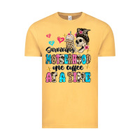 Vintage Mustard surviving motherhood one coffee at a time Vintage Tee - MaliasSmallBusiness
