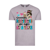Vintage Zinc surviving motherhood one coffee at a time Vintage Tee - MaliasSmallBusiness