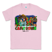 Bubblegum Pink Love Came  Down Luke 2 11 Classic Tee - MaliasSmallBusiness