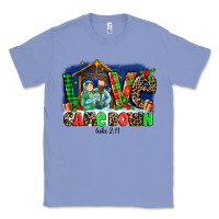 Colony Blue Love Came  Down Luke 2 11 Classic Tee - MaliasSmallBusiness