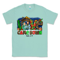 Seafoam Love Came  Down Luke 2 11 Classic Tee - MaliasSmallBusiness