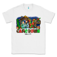 White Love Came  Down Luke 2 11 Classic Tee - MaliasSmallBusiness