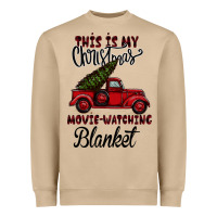 Mushroom Christmas Movie Watching Blanket Heavyweight Sweatshirt - Bettercallsaul