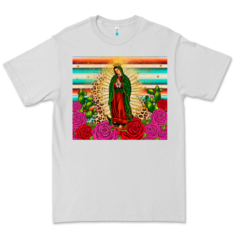 Our Lady Of Guadalupe Cactus Leopard Premium Tee by JahusDesignShop | Teevron