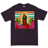 Plum our lady of guadalupe cactus leopard Premium Tee - JahusDesignShop