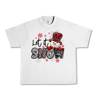 Lunar Rock let it snow sowman snowflake Urban Heavy Tee - MaliasSmallBusiness
