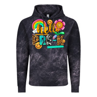 Cloud Black hello pre k Vintage Hoodie - NancyCooperArtShop