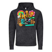 Vintage Black hello pre k Vintage Hoodie - NancyCooperArtShop