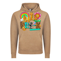 Vintage Coffee hello pre k Vintage Hoodie - NancyCooperArtShop