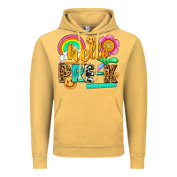 Vintage Mustard hello pre k Vintage Hoodie - NancyCooperArtShop