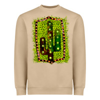 Mushroom Cactus Leopard Frame Heavyweight Sweatshirt - Bettercallsaul