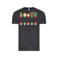 Vintage Black add your personalization christmas pencils Vintage Tee - MaliasSmallBusiness