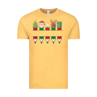 Vintage Mustard add your personalization christmas pencils Vintage Tee - MaliasSmallBusiness