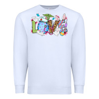 White Easter Day Love Nurse Premium Sweatshirt - OliviaCreatesArt