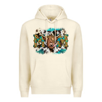 Sandshell highland cow mom Premium Hoodie - JahusDesignShop