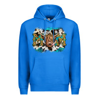 True Royal highland cow mom Premium Hoodie - JahusDesignShop