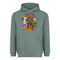Sage little cows and mardi gras party olivia Heavyweight Hoodie - OliviaCreatesArt