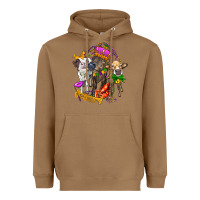 Toasted Coconut little cows and mardi gras party olivia Heavyweight Hoodie - OliviaCreatesArt