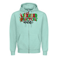 Seafoam licensed practical nurse Zipper Hoodie - CowGirlArtShop