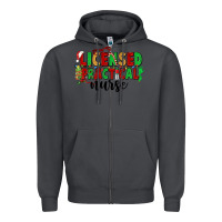 Smoke licensed practical nurse Zipper Hoodie - CowGirlArtShop