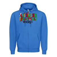 True Royal licensed practical nurse Zipper Hoodie - CowGirlArtShop