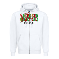 White licensed practical nurse Zipper Hoodie - CowGirlArtShop