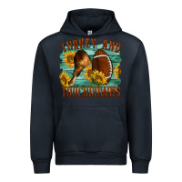 Navy Turkey And Touchdowns Urban Hoodie - LillyAllenDesigns