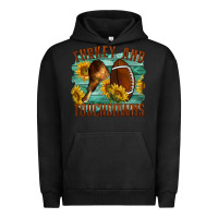 Pigment Black Turkey And Touchdowns Urban Hoodie - LillyAllenDesigns