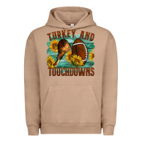 Pigment Burro Turkey And Touchdowns Urban Hoodie - LillyAllenDesigns