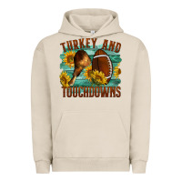 Pigment French Oak Turkey And Touchdowns Urban Hoodie - LillyAllenDesigns