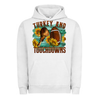 Pigment Lunar Rock Turkey And Touchdowns Urban Hoodie - LillyAllenDesigns