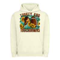 Pigment Pistachio Turkey And Touchdowns Urban Hoodie - LillyAllenDesigns