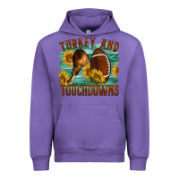 Tulip Turkey And Touchdowns Urban Hoodie - LillyAllenDesigns