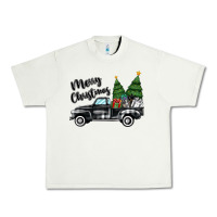 Pistachio merry christmas truck Urban Heavy Tee - MaliasSmallBusiness