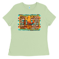 Matcha cactus western leopard Ladies Tee - AdoDesignShop