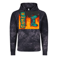 Cloud Black gamer Vintage Hoodie - MaliasSmallBusiness