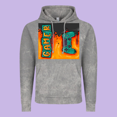 Gamer Vintage Hoodie Designed By Maliassmallbusiness