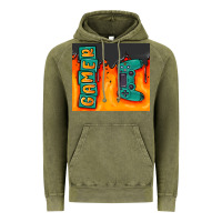 Vintage Olive gamer Vintage Hoodie - MaliasSmallBusiness