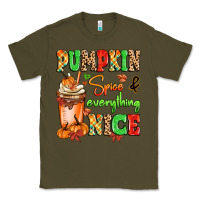 Army Green Pumpkin Spice And Everything Nice Classic Tee - MaliasSmallBusiness