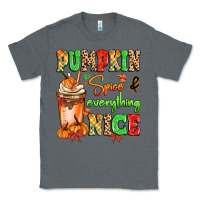 Charcoal Heather Pumpkin Spice And Everything Nice Classic Tee - MaliasSmallBusiness