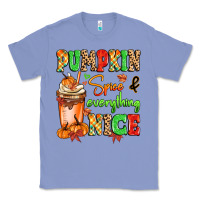 Colony Blue Pumpkin Spice And Everything Nice Classic Tee - MaliasSmallBusiness