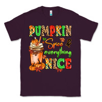 Plum Pumpkin Spice And Everything Nice Classic Tee - MaliasSmallBusiness