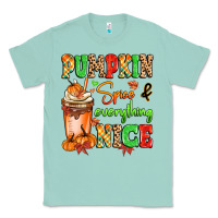 Seafoam Pumpkin Spice And Everything Nice Classic Tee - MaliasSmallBusiness