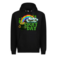 Black Have a lucky day Premium Hoodie - CowGirlArtShop