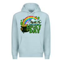 Blue Mist Have a lucky day Premium Hoodie - CowGirlArtShop