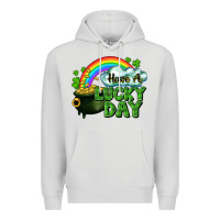 Dove Grey Have a lucky day Premium Hoodie - CowGirlArtShop