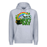 Heather Grey Have a lucky day Premium Hoodie - CowGirlArtShop