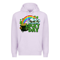 Lilac Have a lucky day Premium Hoodie - CowGirlArtShop